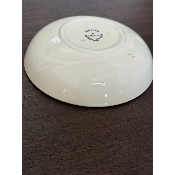 Poppy Trail By Metlox Salad Soup Bowl Made in California Vtg Strawberry Floral - Picture 14 of 16